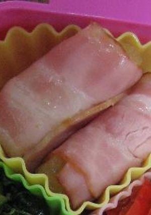 お弁当にベーコンのパイン巻き-レシピのメイン写真
