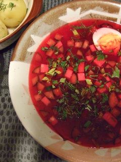 ビーツの冷製ボルシチ サラダスープ-レシピのメイン写真