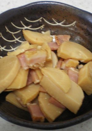 たけのこ・ベーコンの炒め煮-レシピのメイン写真