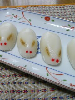お月見〇うさぎちゃんだんご-レシピのメイン写真