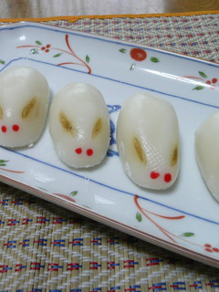お月見〇うさぎちゃんだんご-レシピのメイン写真