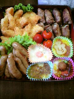 2010年『頑張れっ☆』運動会お弁当-レシピのメイン写真