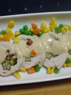 蒸し鶏中華ソース-レシピのメイン写真