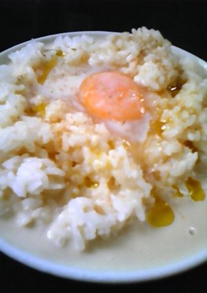 豆乳かけ卵ご飯-レシピのメイン写真