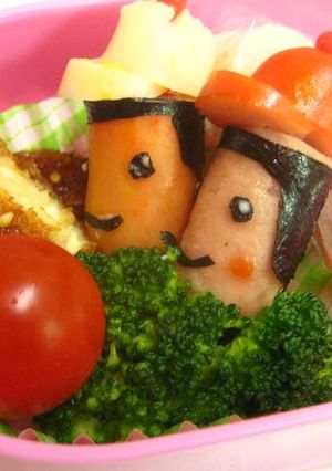 ☆赤白帽子☆運動会弁当-レシピのメイン写真