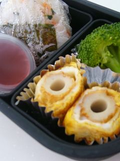 お弁当に♪竹輪で卵焼き-レシピのメイン写真