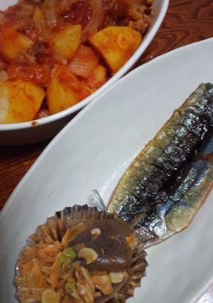 サンマのカレー焼き-レシピのメイン写真