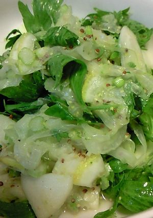 セロリの葉＊がっつり食べられる簡単調理法-レシピのメイン写真