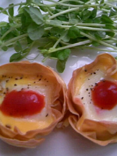 ワンタンの皮で!簡単キッシュ-レシピのメイン写真