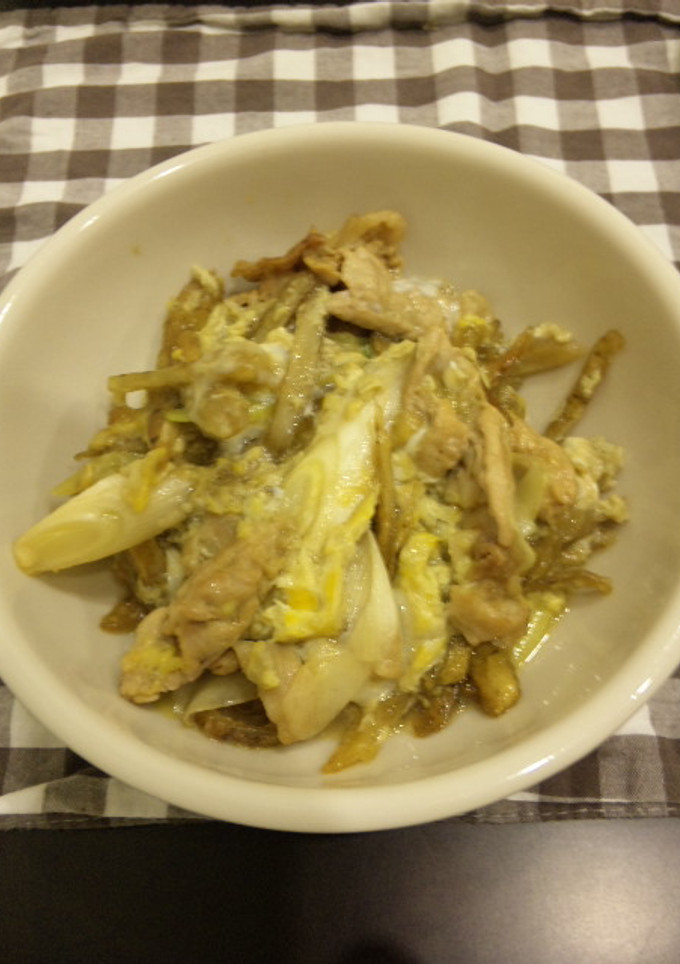 簡単♪揚げごぼうの玉子とじ-レシピのメイン写真