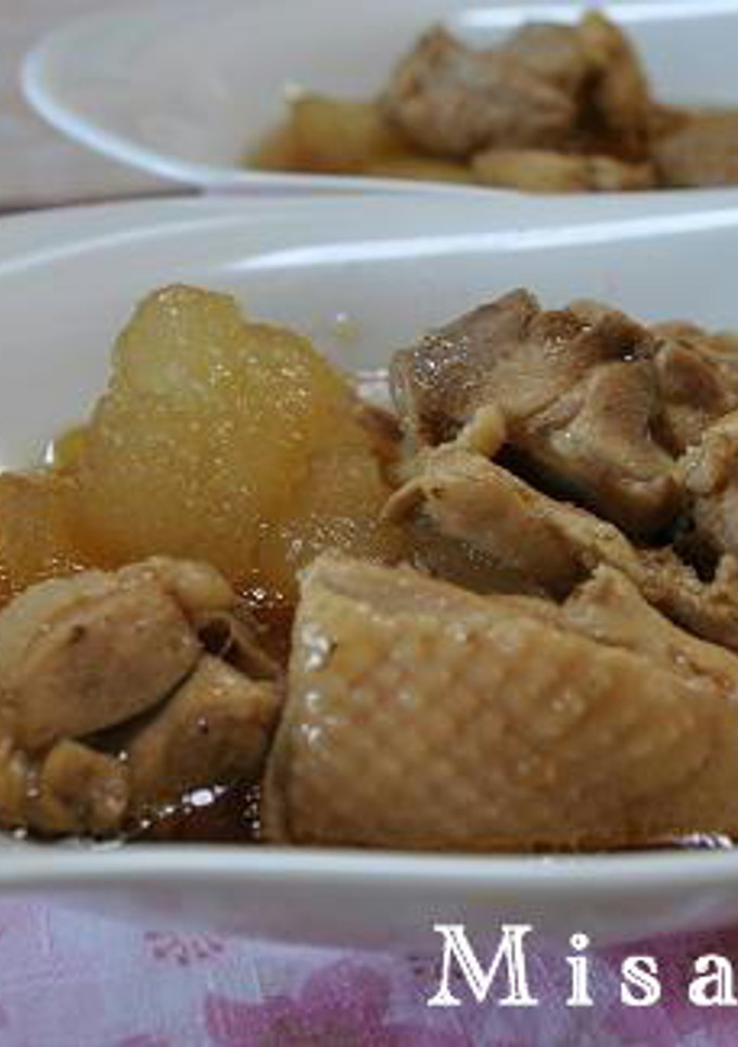 鶏肉と冬瓜の煮物-レシピのメイン写真