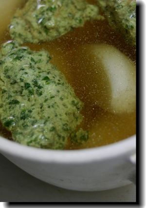緑のつくね蕪スープ-レシピのメイン写真