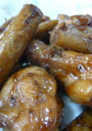 手羽元とゴボウの酒煮-レシピのメイン写真