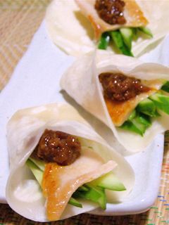 ちょこっとつまみ 餃子の皮で北京鶏?-レシピのメイン写真