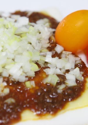 肉味噌ソースのチーズはんぺん-レシピのメイン写真