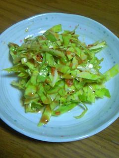 食べるラー油で!ピリ辛さわやかキャベツ♪-レシピのメイン写真