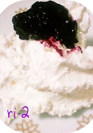 ✿ふわふわ❤白ららレアチーズケーキ風✿-レシピのメイン写真