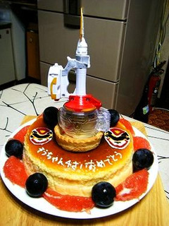 キャラデコ!ゴセイジャーケーキ-レシピのメイン写真