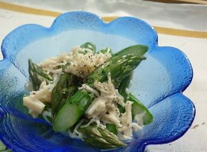 アスパラとホタテ缶のマヨあえ-レシピのメイン写真