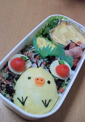 キャラ弁＊キイロイトリ-レシピのメイン写真