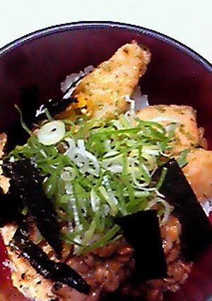 磯部ササミ＊卵とじ納豆丼-レシピのメイン写真