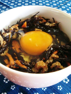 超簡単ねこまんま★鉄分補給のひじき丼-レシピのメイン写真