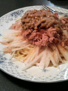 納豆と大根の和風パスタ-レシピのメイン写真