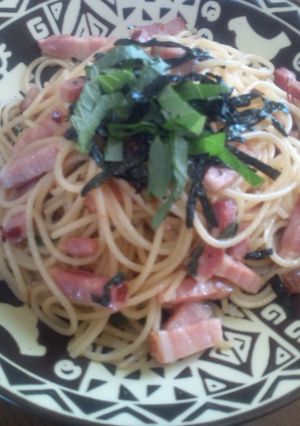 ベーコンのペペロン和風パスタ-レシピのメイン写真