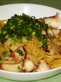 蛸とエリンギのガーリックパスタ-レシピのメイン写真
