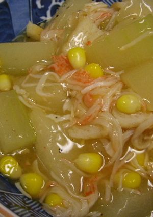 ヘルシー一番！夕顔のさっぱり煮物-レシピのメイン写真