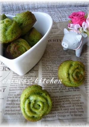 ふんわりしっとり～♡抹茶フィナンシェ♪♪-レシピのメイン写真