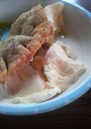 あんこ餃子のアイス添え-レシピのメイン写真