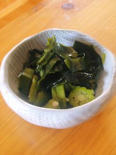 オクラとわかめのポン酢和え-レシピのメイン写真