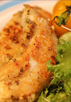 鶏ささみの、カリッとしっとりハーブ焼き-レシピのメイン写真