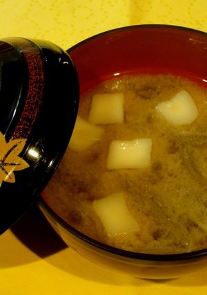 じゅんさいとはんぺんの味噌汁♪すだち風味-レシピのメイン写真