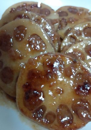 余ったさつまいもとレンコンのテリヤキ焼き-レシピのメイン写真