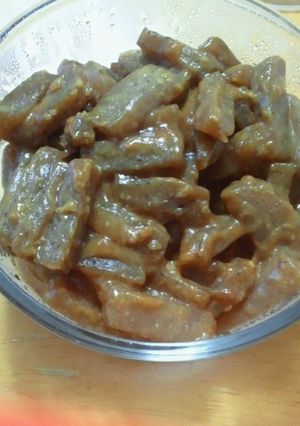 こんにゃくの味噌炒め-レシピのメイン写真