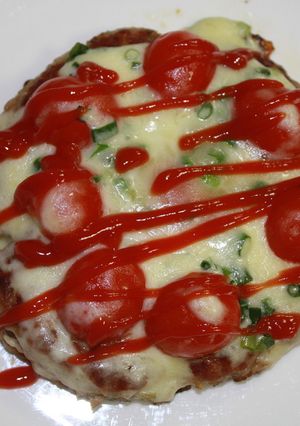 万能ネギ＆チーズが合う♪ピザハンバーグ☆-レシピのメイン写真