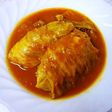 ナポリタンソースで簡単本格ロールキャベツ