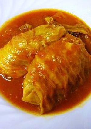 ナポリタンソースで簡単本格ロールキャベツ-レシピのメイン写真