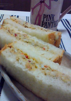 お好み焼き？？サンドイッチ☆-レシピのメイン写真