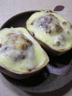加茂なすの 味噌チーズ焼き-レシピのメイン写真