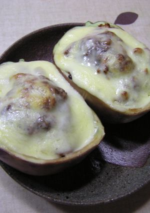加茂なすの 味噌チーズ焼き-レシピのメイン写真