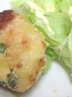 簡単★揚げない枝豆コロッケ-レシピのメイン写真