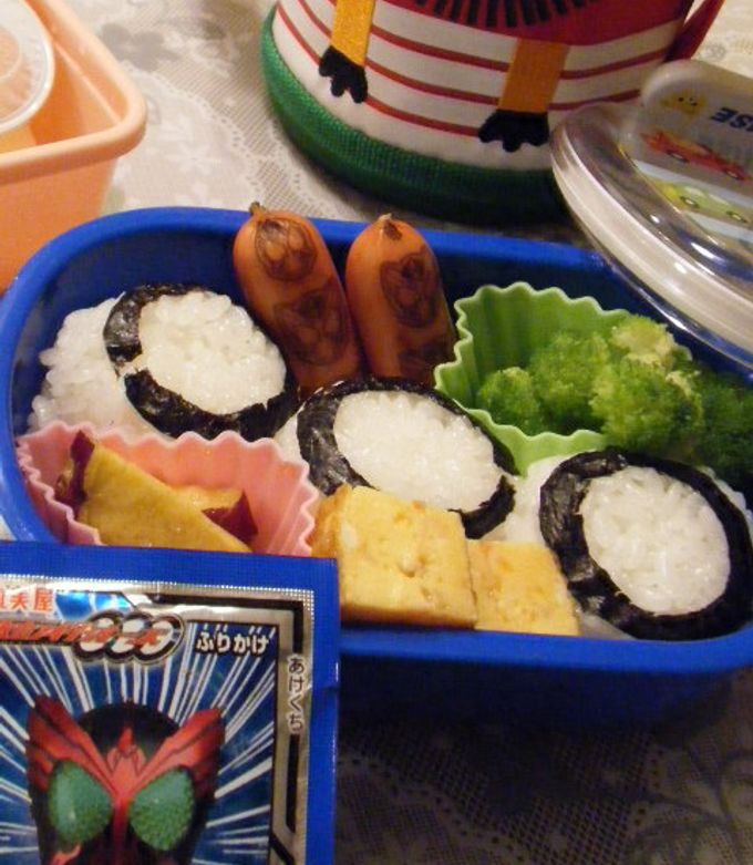 仮面ライダーオーズ☆簡単キャラ弁-レシピのメイン写真
