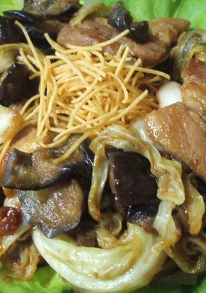 豚肉となすの夏のホットぱりぱり-レシピのメイン写真