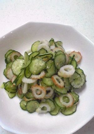 胡瓜と竹輪の酢の物-レシピのメイン写真