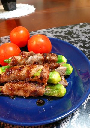 絶対おいしい♪オクラの牛肉巻き巻き♪-レシピのメイン写真