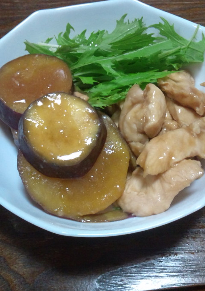 鶏肉とさつまいもの煮物-レシピのメイン写真