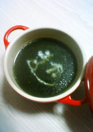 黒いポタージュスープ-レシピのメイン写真